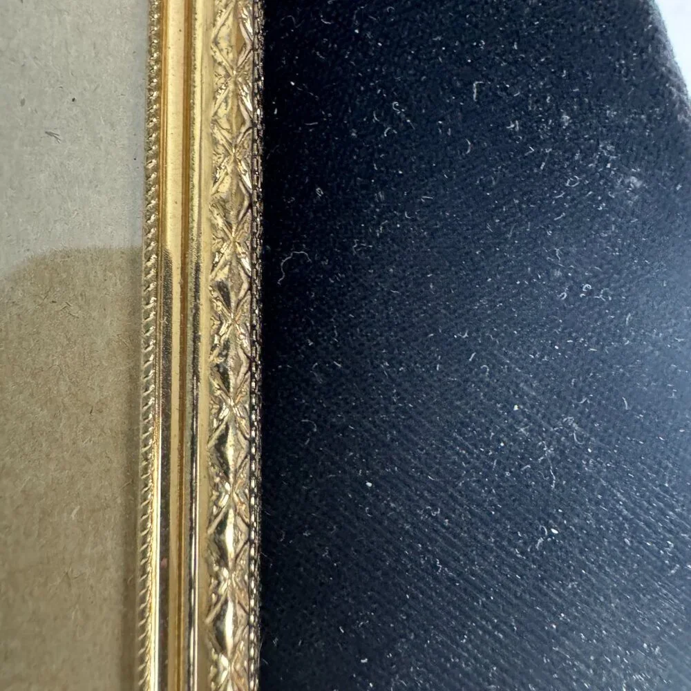 Vintage gold metal